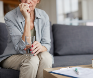 person with dental anxiety