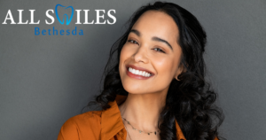 woman smiling after teeth whitening