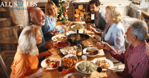 thanksgiving feast with family